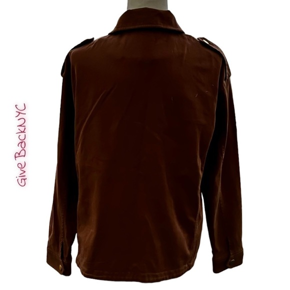 Forever 21 Patched Utility Jacket World Famous Hip Pop Size S - Picture 4 of 4